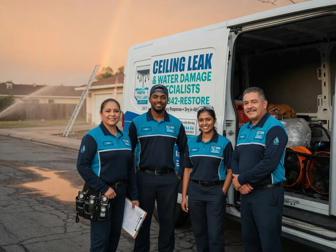 Ceiling Leak Cleanup company in German Valley, IL