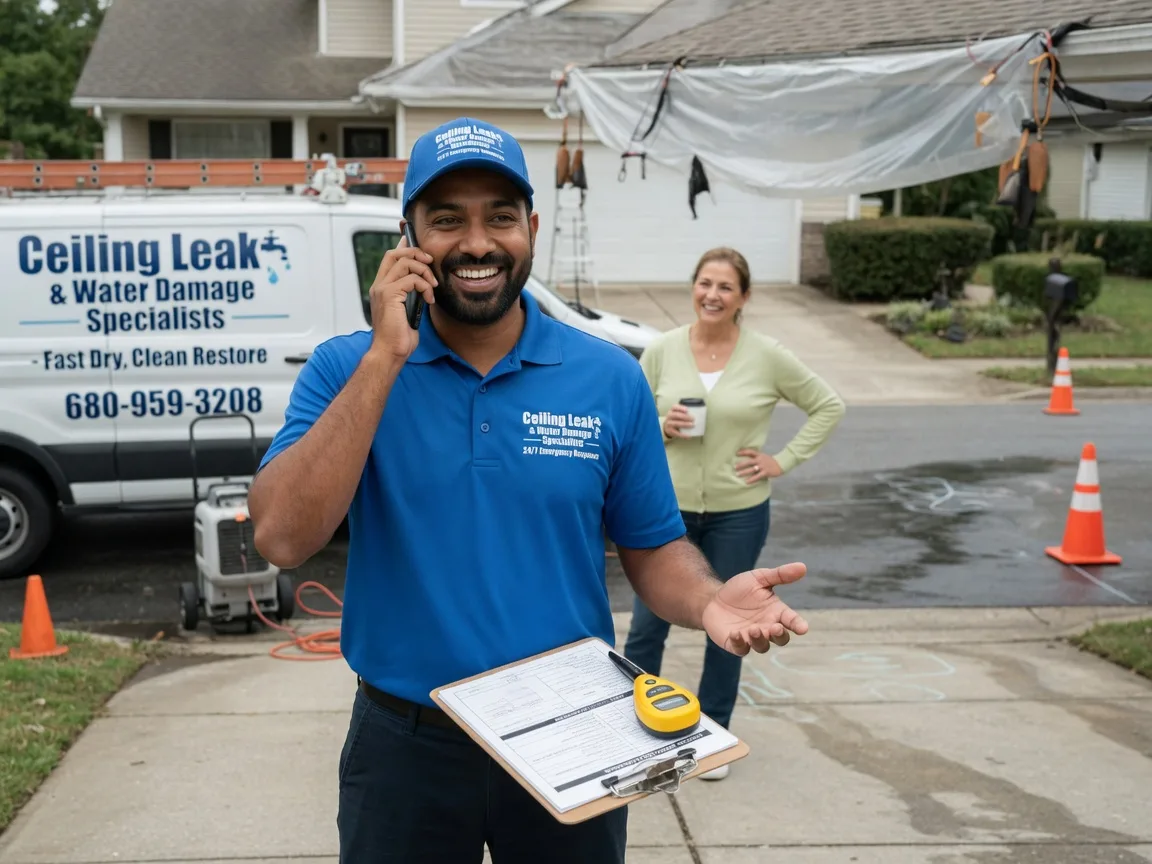 Ceiling Leak Cleanup German Valley, IL FAQs